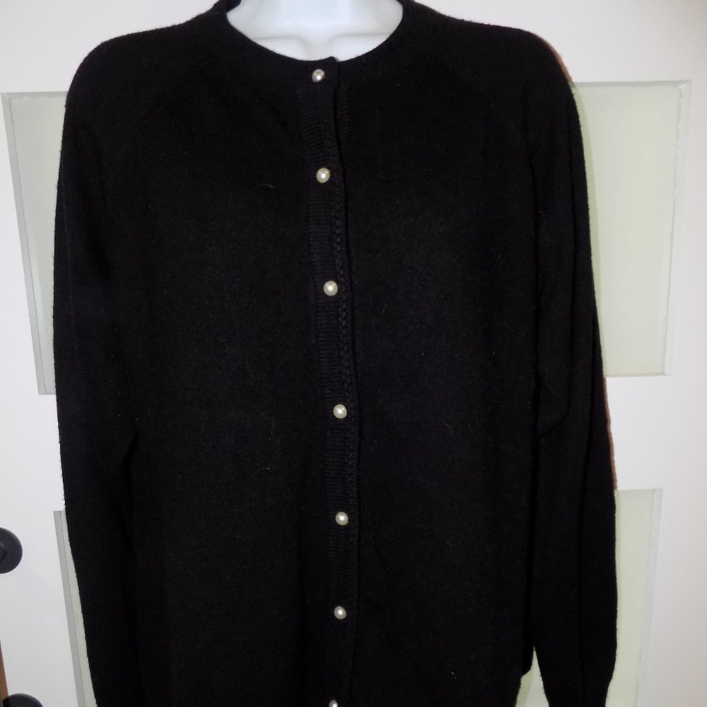 Goodclothes Button Black Sweater Size XL Women's